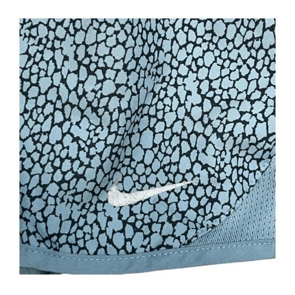 Nike DRI-Fit Tempo Brief Running Shorts Gray Black Leopard Print Lined Athletic - Picture 3 of 5